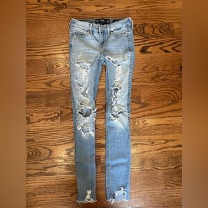 Hollister low rise super skinny jeans - size - 00R W23 L30